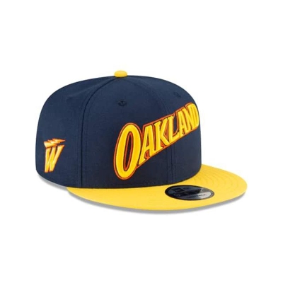 Sapca New Era Golden State Warriors NBA City Edition 9FIFTY Snapback - Albastri